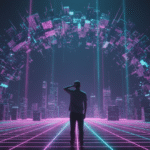 digital artwork showing a surreal city glitch effect representing real life glitches