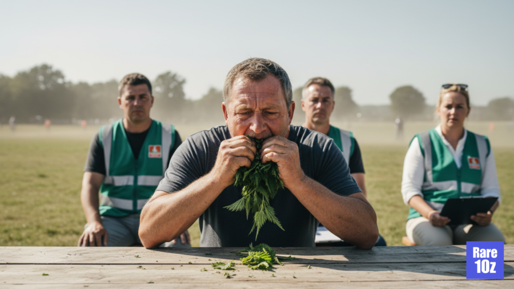 Weird International Competitions: World Nettle Eating Championship (England)