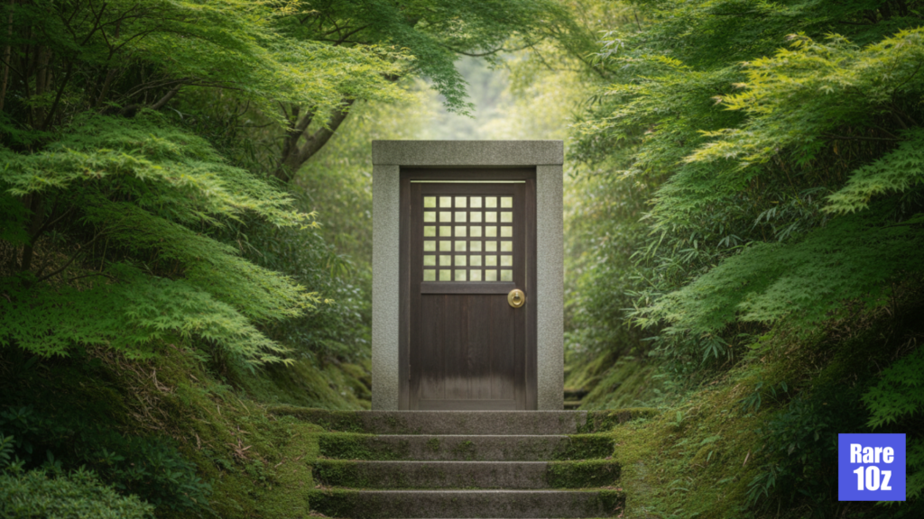 The Staircase Door of Kyoto, Japan